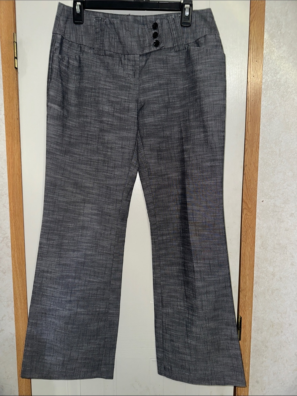 Gray Dress Pants with Subtle Texture